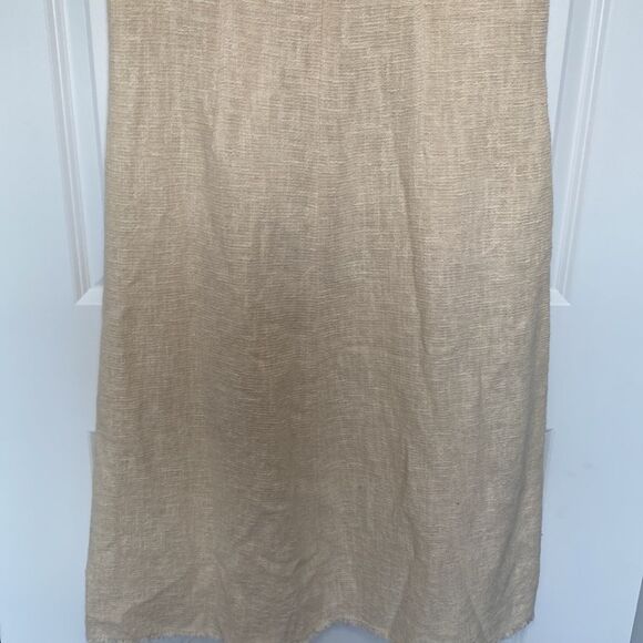 Zara Tweed Textured Sleeveless Midi Dress Ivory Tweed XXL NWT - Picture 9 of 11